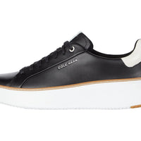 WOMEN'S COLE HAAN GRANDPRØ TOPSPIN SNEAKER | BLACK / WHITE LEATHER