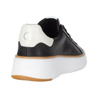 WOMEN'S COLE HAAN GRANDPRØ TOPSPIN SNEAKER | BLACK / WHITE LEATHER