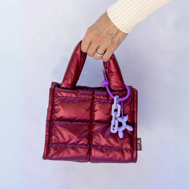 C.O.B by CULTURE OF BRAVE ANYTIME SMALL HANDBAG | CHERRY