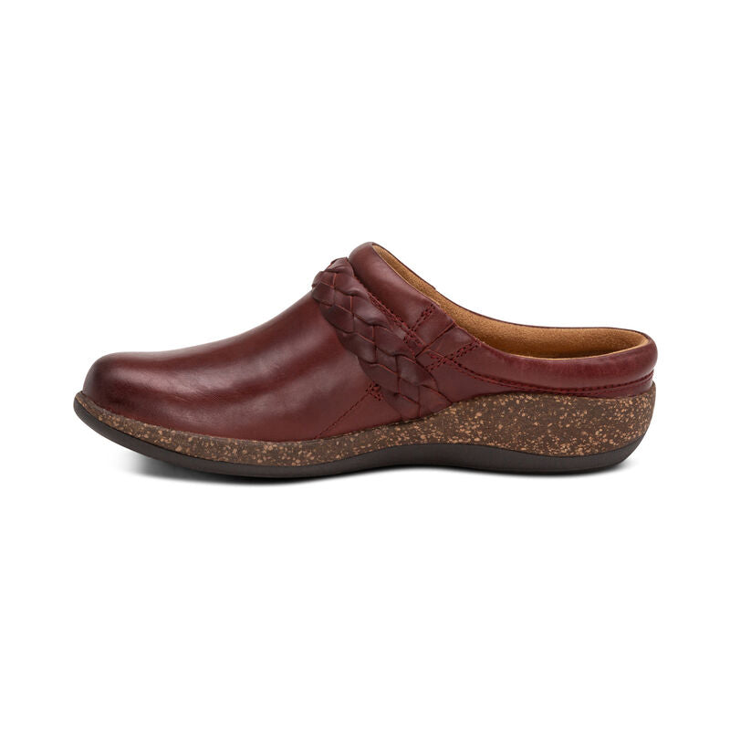 WOMEN'S AETREX LIBBY COMFORT CLOG | BURGUNDY