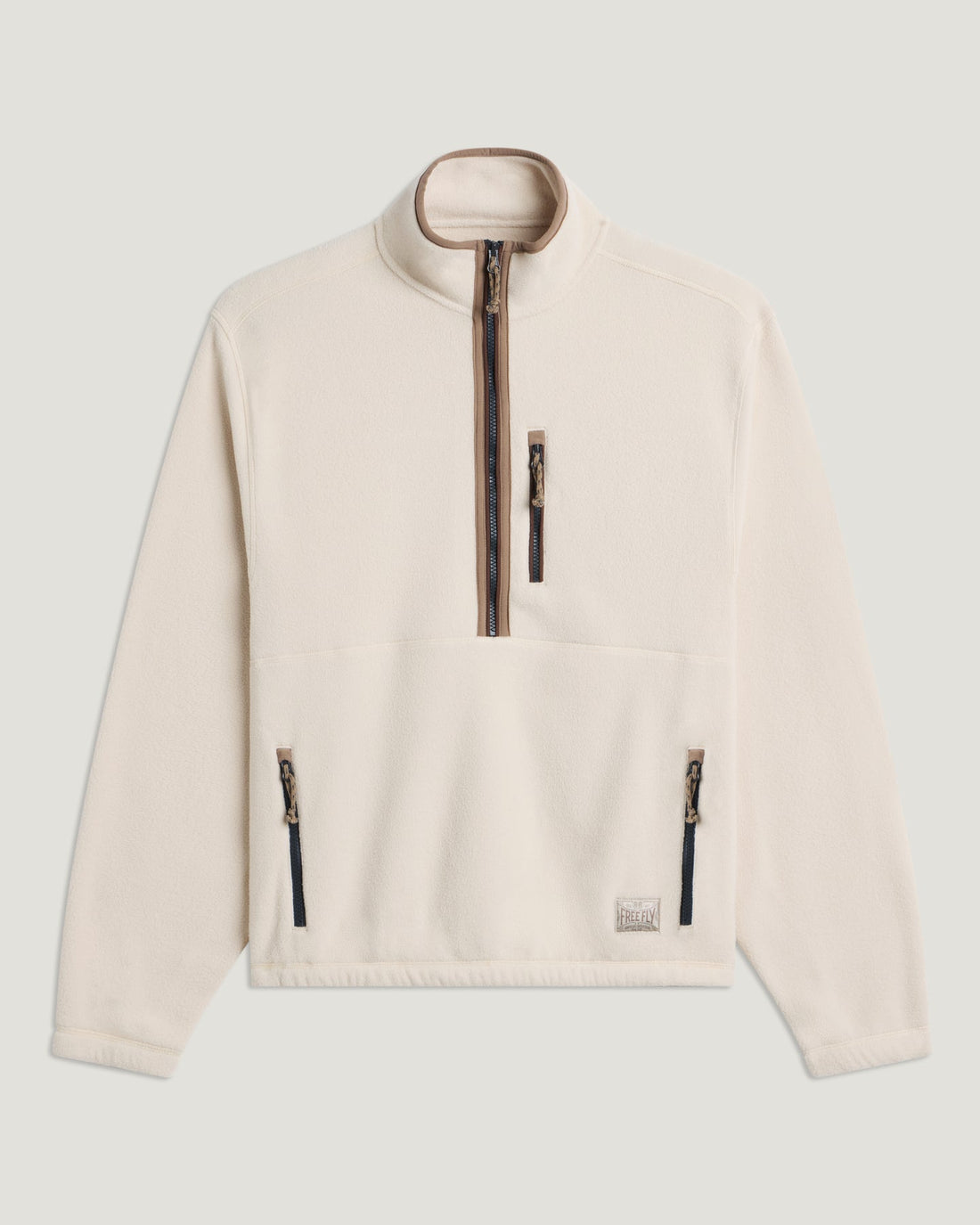 MEN'S FREE FLY ASHRIDGE FLEECE HALF ZIP | FRENCH OAK