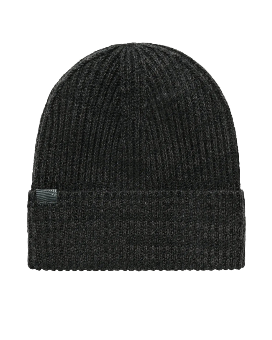 FREE FLY CARDIGAN RIB BEANIE | HEATHER ANTHRACITE