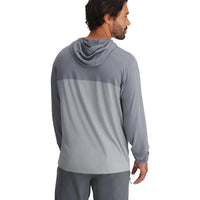 MEN'S FREE FLY BAMBOO HYBRID HOODIE | SLATE | ASPEN GREY