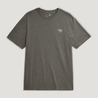 MEN'S FREE FLY BRAND FLAG TEE | HEATHER FATIGUE