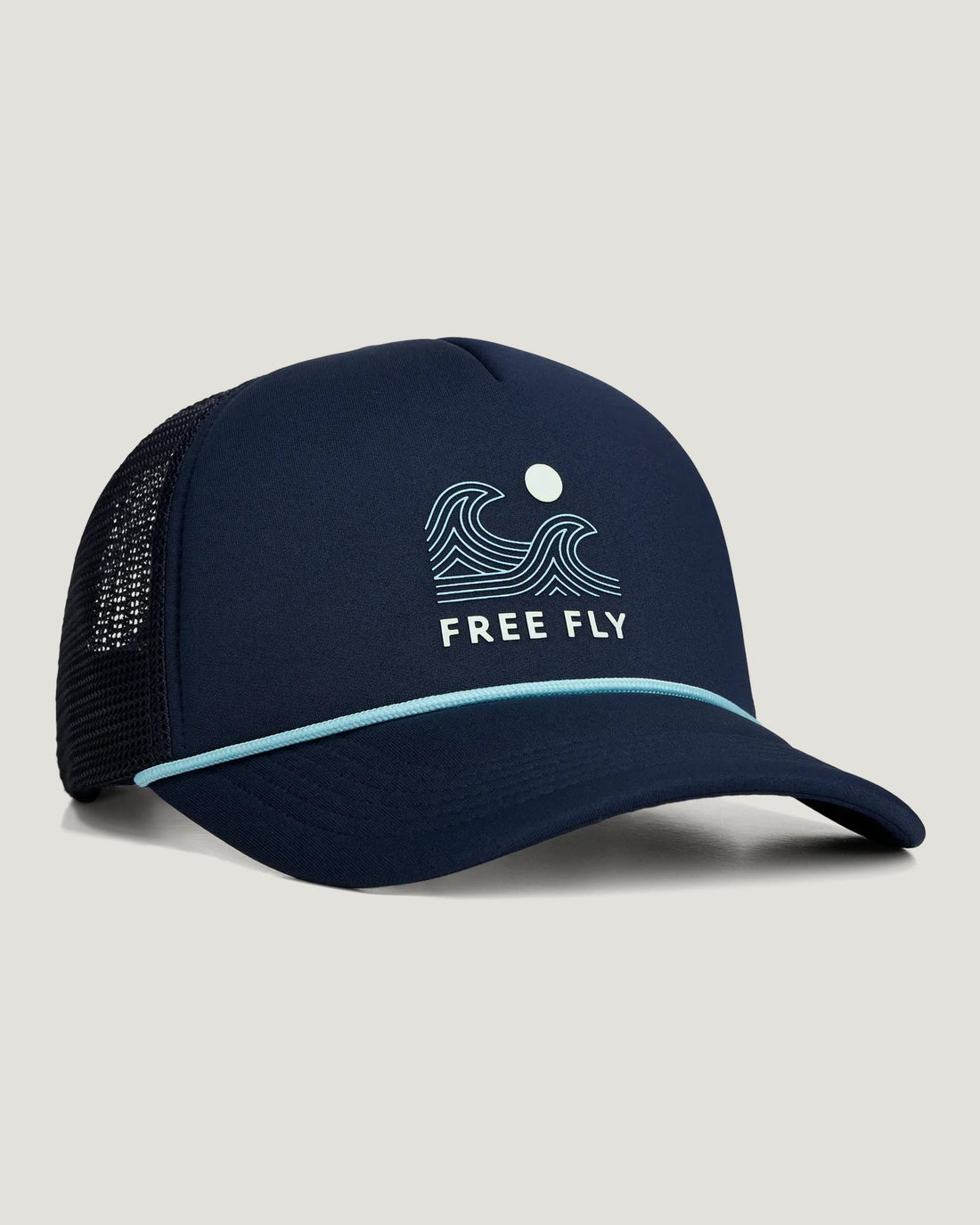 MEN'S FREEFLY POINT BREAK FOAM TRUCKER HAT | NAVY
