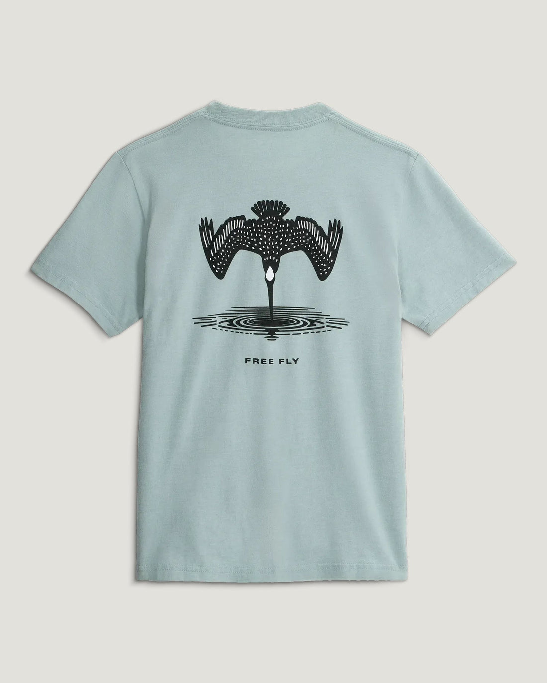MEN'S FREE FLY DIVE BOMB POCKET TEE | OCEAN MIST
