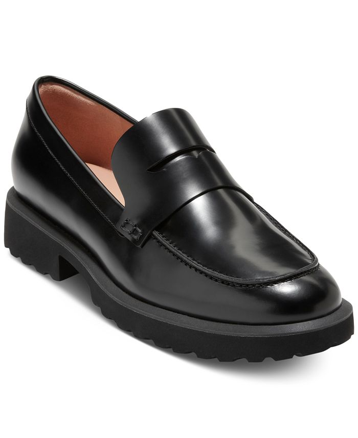 WOMEN'S COLE HAAN GENEVA LOAFER | BLACK LEATHER