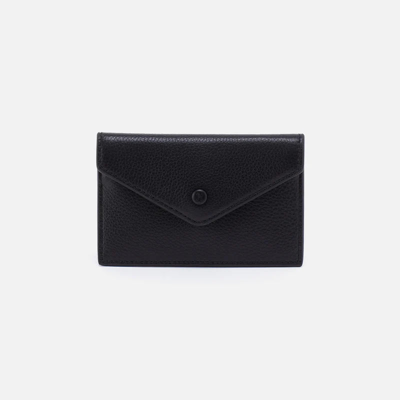 HOBO GOLDIE CARD CASE | BLACK