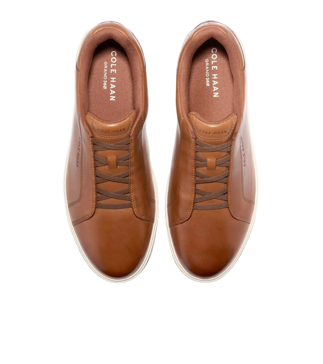 MEN'S COLE HAAN GRAND PRO LUXE SLIP ON | BRITISH TAN IVORY