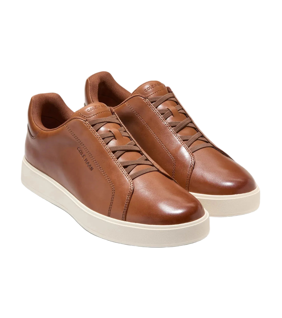 MEN'S COLE HAAN GRAND PRO LUXE SLIP ON | BRITISH TAN IVORY