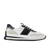 WOMEN'S COLE HAAN GRAND PRO PREMIER SNEAKER | WHITE | BLACK | SILVER BIRCH