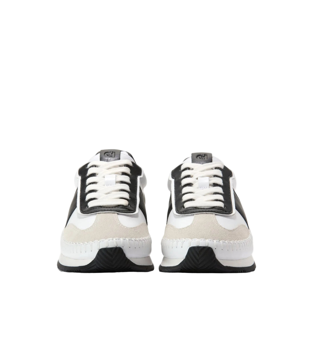 WOMEN'S COLE HAAN GRAND PRO PREMIER SNEAKER | WHITE | BLACK | SILVER BIRCH