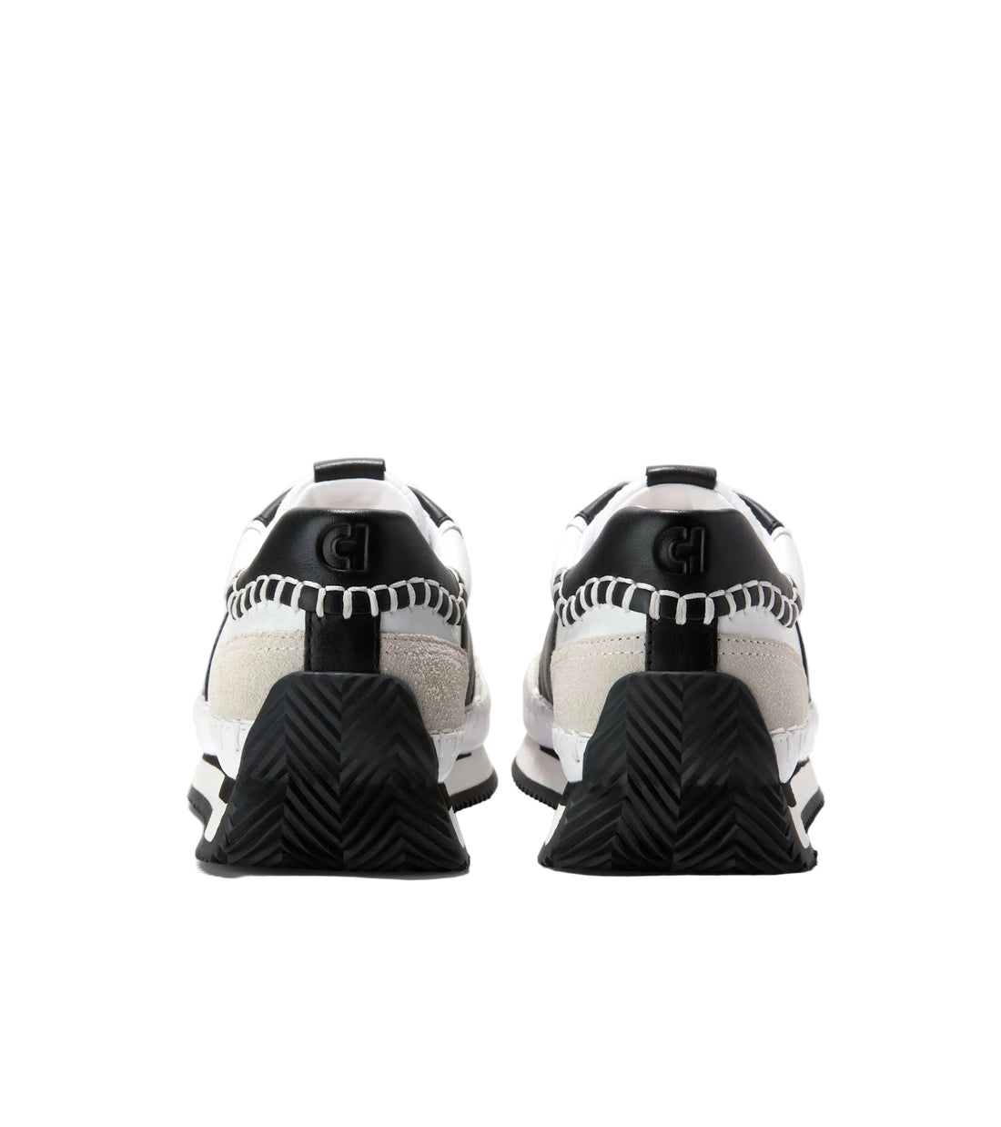 WOMEN'S COLE HAAN GRAND PRO PREMIER SNEAKER | WHITE | BLACK | SILVER BIRCH