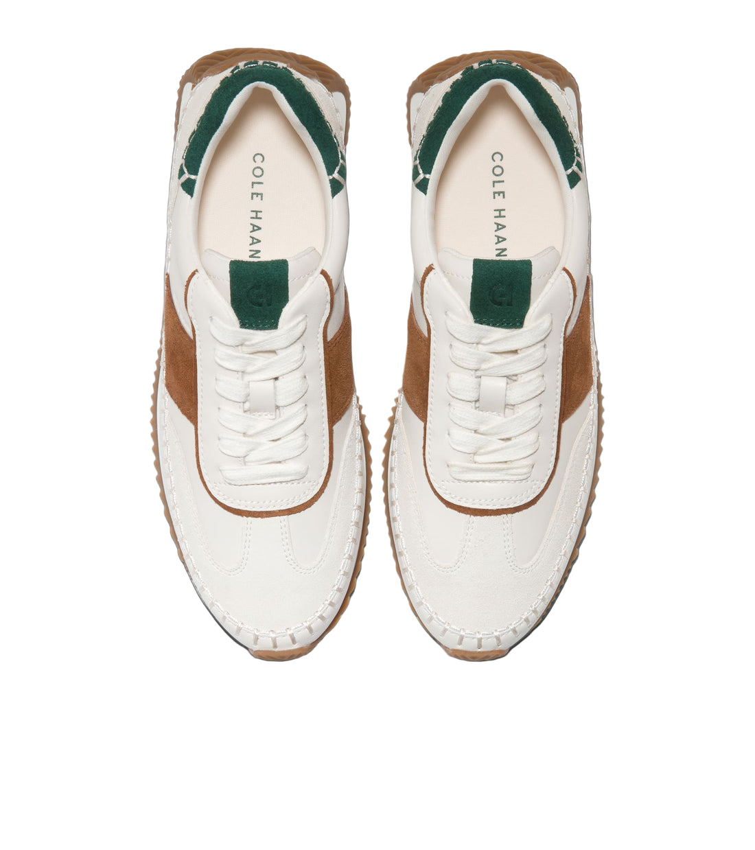 WOMEN'S COLE HAAN GRANDPRO PREMIER SNEAKERS | IVORY | TOBACCO | FOREST