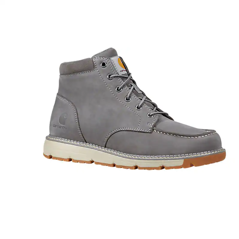 MEN'S CARHARTT MILLBROOK 5" MOC TOE WEDGE BOOT | GREY / SHADOW