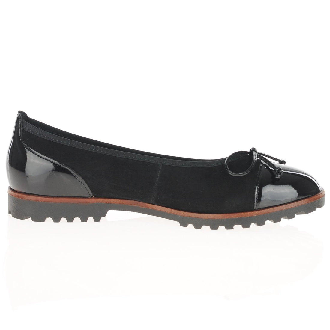 WOMEN'S GABOR 3007.01.007 PAULA FLAT | BLACK