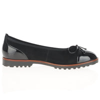WOMEN'S GABOR 3007.01.007 PAULA FLAT | BLACK