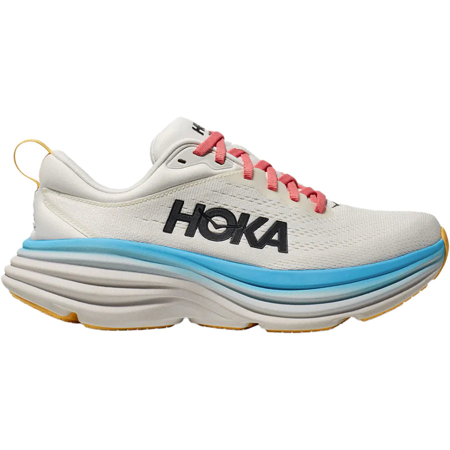 WOMEN'S HOKA BONDI 8 | BLANC DE BLANC / SWIM DAY