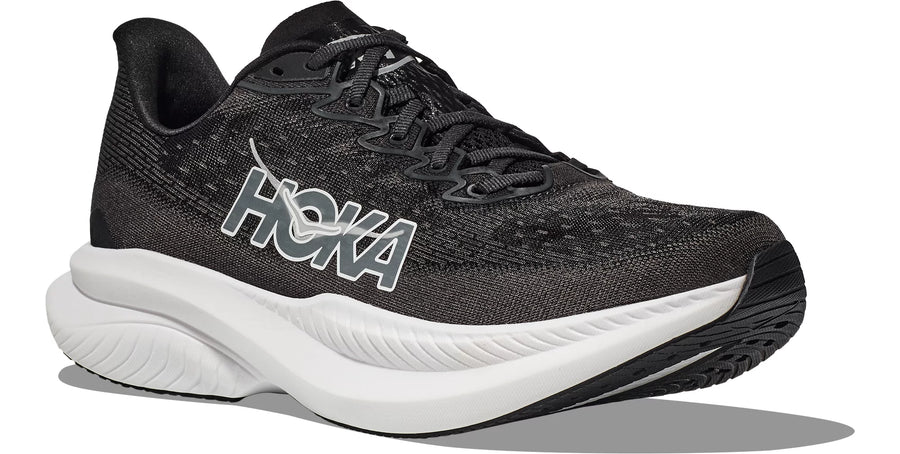 WOMEN'S HOKA MACH 6 | BLACK / WHITE