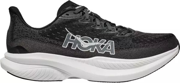 MEN'S HOKA MACH 6 | BLACK / WHITE