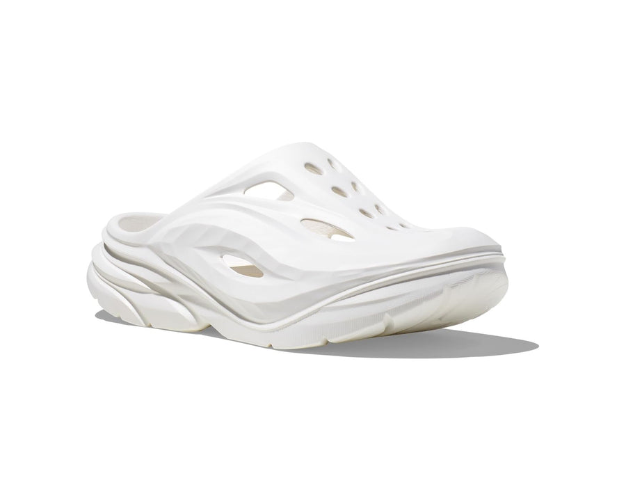 UNISEX HOKA ORA RECOVERY MULE | WHITE / WHITE