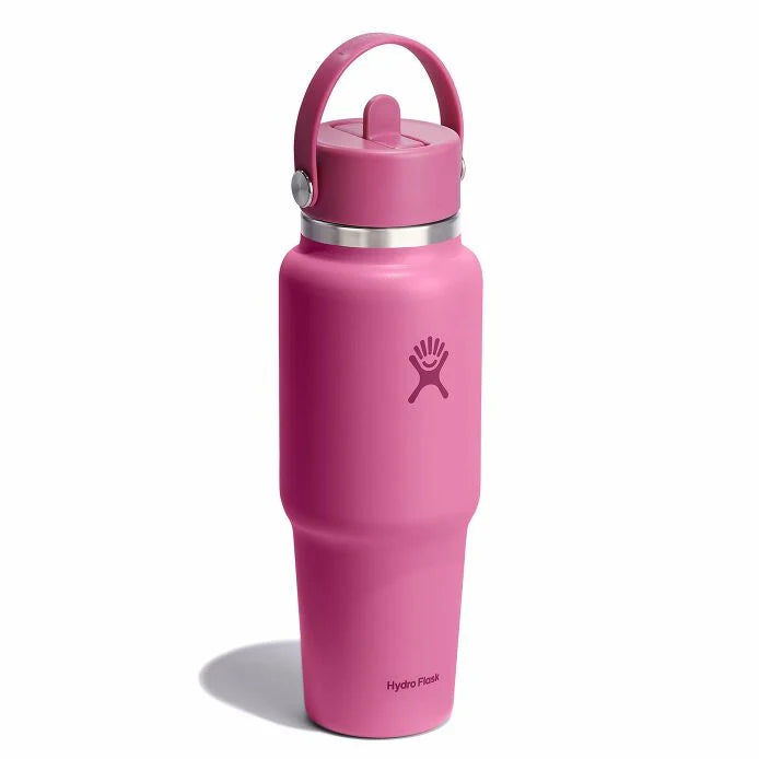 HYDRO FLASK 32 OZ WIDE MOUTH TRAVEL BOTTLE WITH FLEX STRAW CAP | REEF