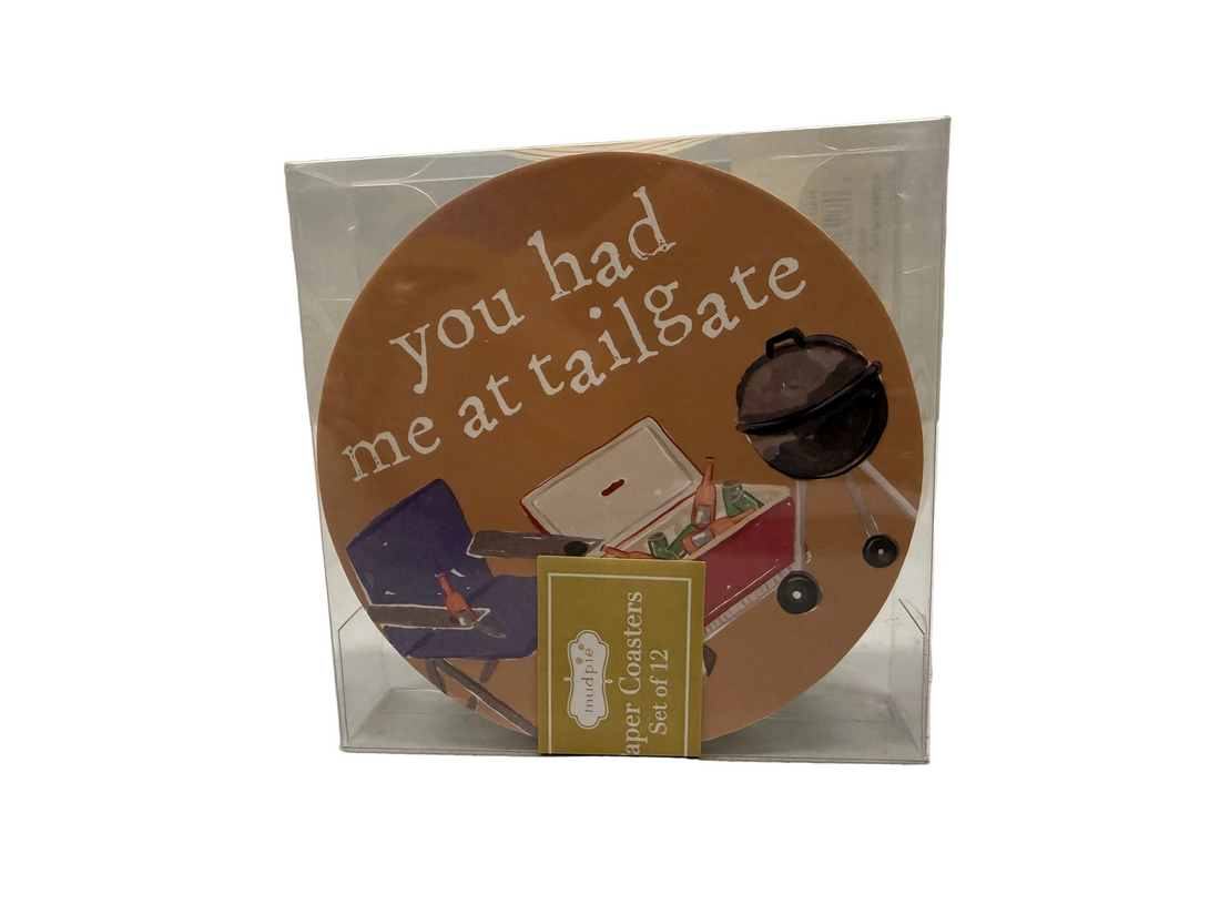 MUDPIE TAILGATE PAPER COASTERS