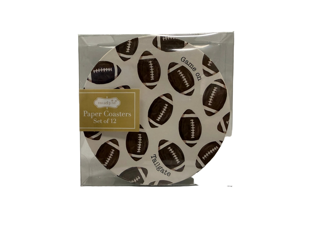 MUDPIE TAILGATE PAPER COASTERS