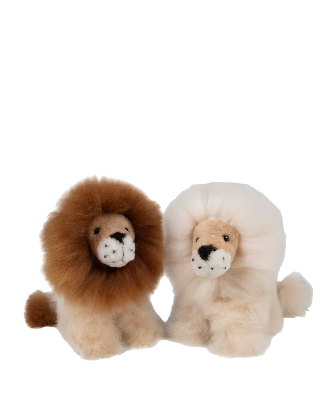 SIMPLY NATURAL ALPACA SITTING LION | ASSORTED