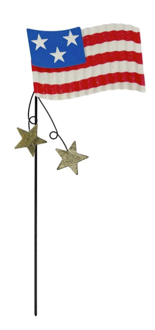 MUDPIE FLAG AMERICANA PLANT STAKE