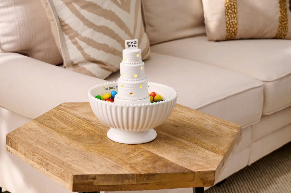 MUDPIE WEDDING CAKE LIGHT UP SITTER
