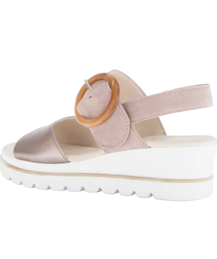 WOMEN'S GABOR 64.645.60 SANDAL | ROSE | ROSEWOOD
