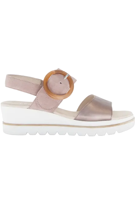 WOMEN'S GABOR 64.645.60 SANDAL | ROSE | ROSEWOOD