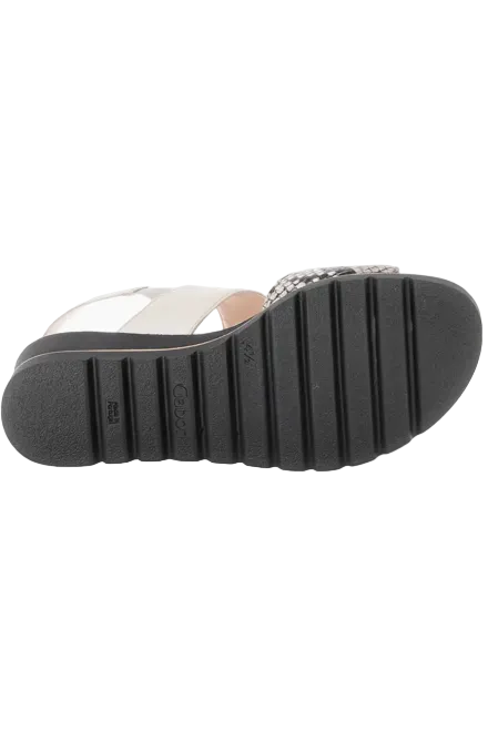 WOMEN'S GABOR 64.645.49 SANDAL | MUSCHEL