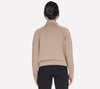 WOMEN'S SKECHERS COZY LUXE JACKET | TAUPE / BROWN