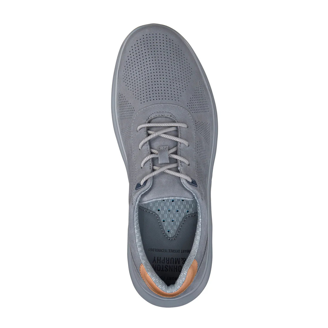 MEN'S JOHNSTON & MURPHY ACTIVATE U-THROAT | GRAY NUBUCK