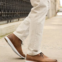 MEN'S JOHNSTON & MURPHY UPTON CHUKKA BOOT | TAN OILED LEATHER