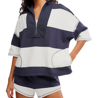 WOMEN'S FP MOVEMENT RETRO RUGBY SET | MIDNIGHT NAVY COMBO