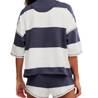 WOMEN'S FP MOVEMENT RETRO RUGBY SET | MIDNIGHT NAVY COMBO