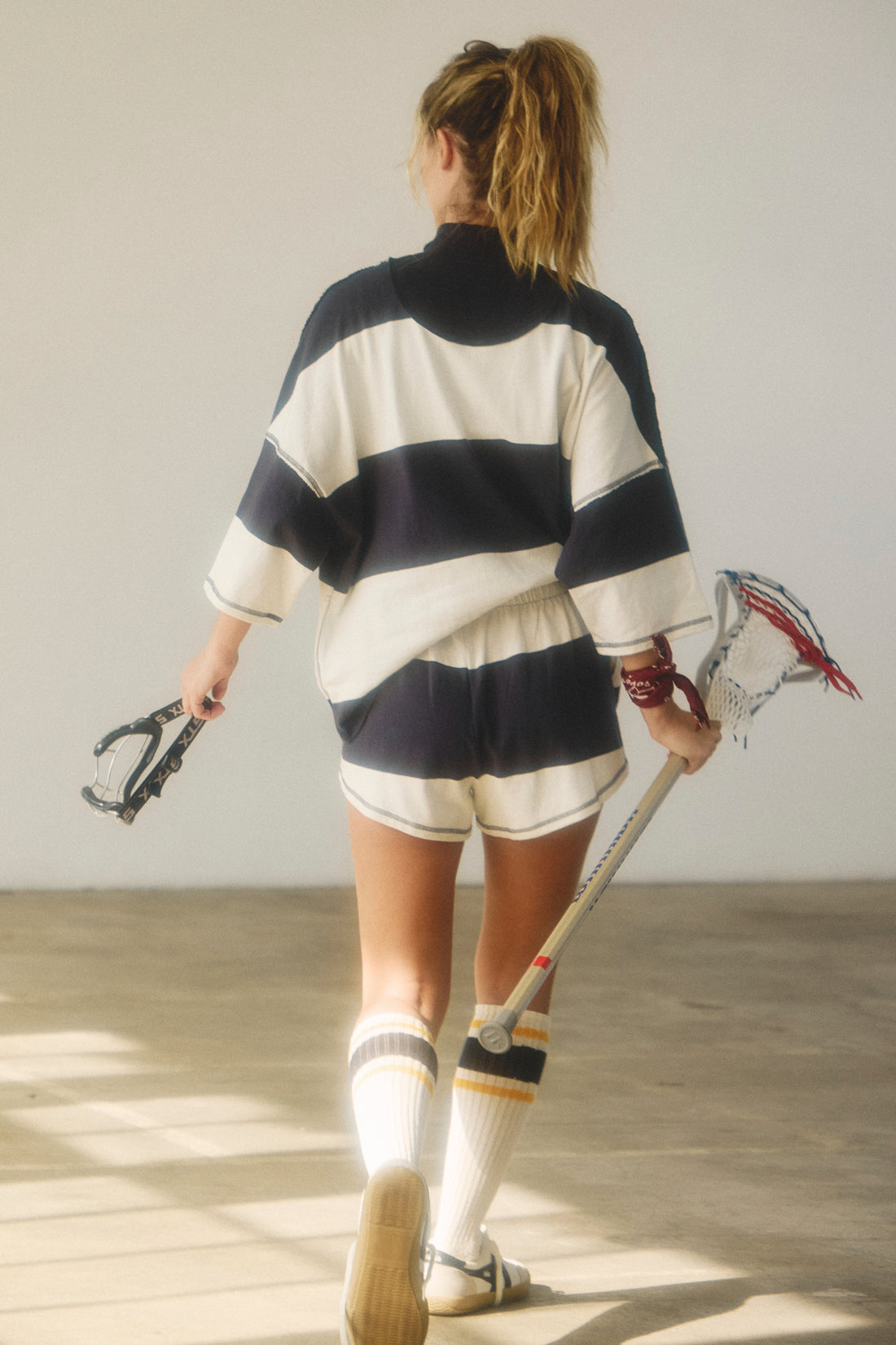WOMEN'S FP MOVEMENT RETRO RUGBY SET | MIDNIGHT NAVY COMBO