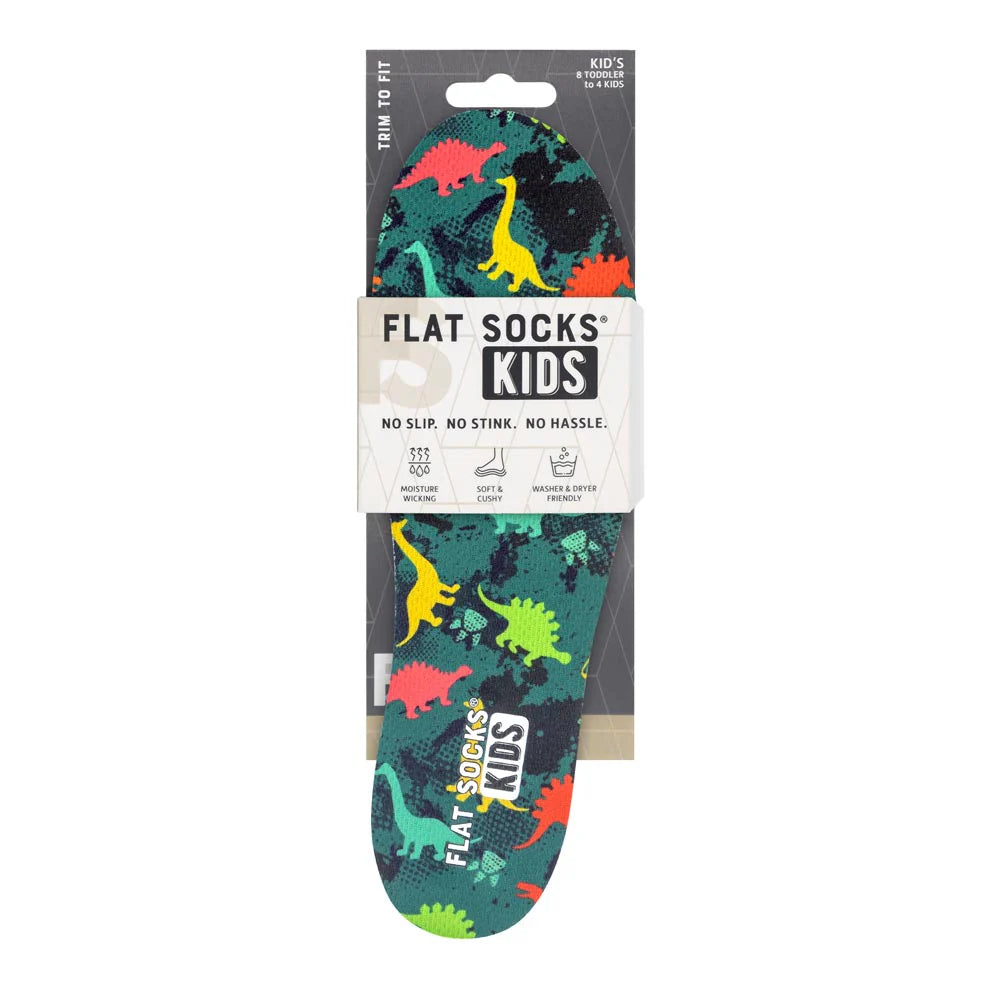 KIDS FLAT SOCKS MESH | DINOSAUR