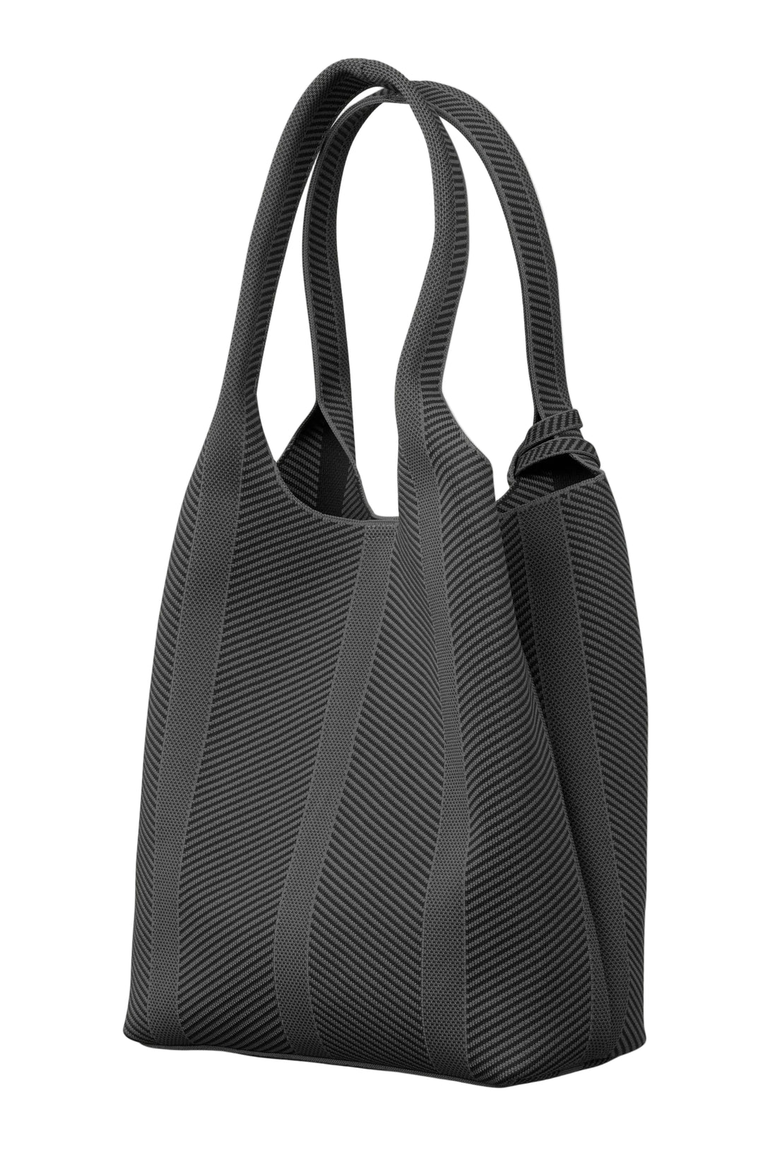 WOMEN'S ILSE JACOBSEN KNITTED BAG | BLACK | GUNMETAL