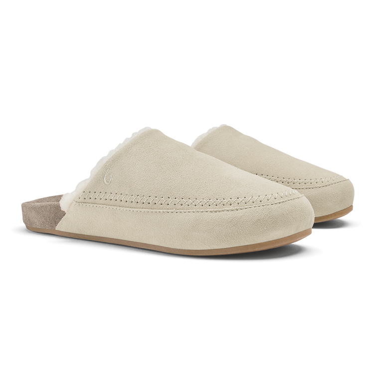 WOMEN'S OLUKAI KIPE'A MALIE | ECRU / TAUPE GREY