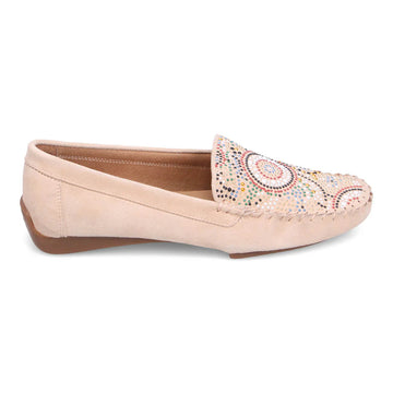 WOMEN'S DJANGO & JULIETTE LARIUS LOAFER | PALE PINK SUEDE