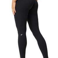 WOMEN'S FABLETICS NO SEAM PURELUXE TLC LEGGINGS | BLACK