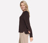 WOMEN'S SKECHERS COZY LUXE CREWNECK | BROWN / CHESTNUT