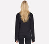 WOMEN'S SKECHERS ELEVATED BLOCKED CREWNECK | BLACK