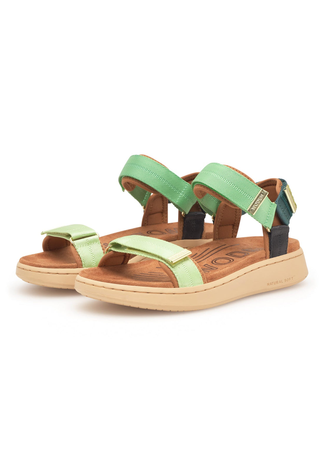 WOMEN'S WODEN LINE SANDAL | APPLE GREEN MULTI