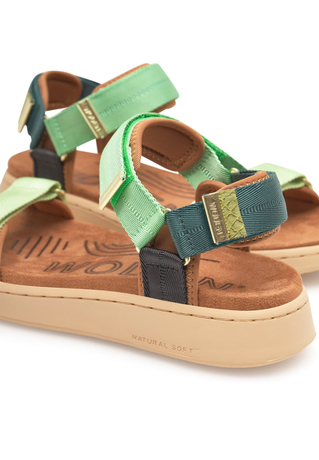 WOMEN'S WODEN LINE SANDAL | APPLE GREEN MULTI