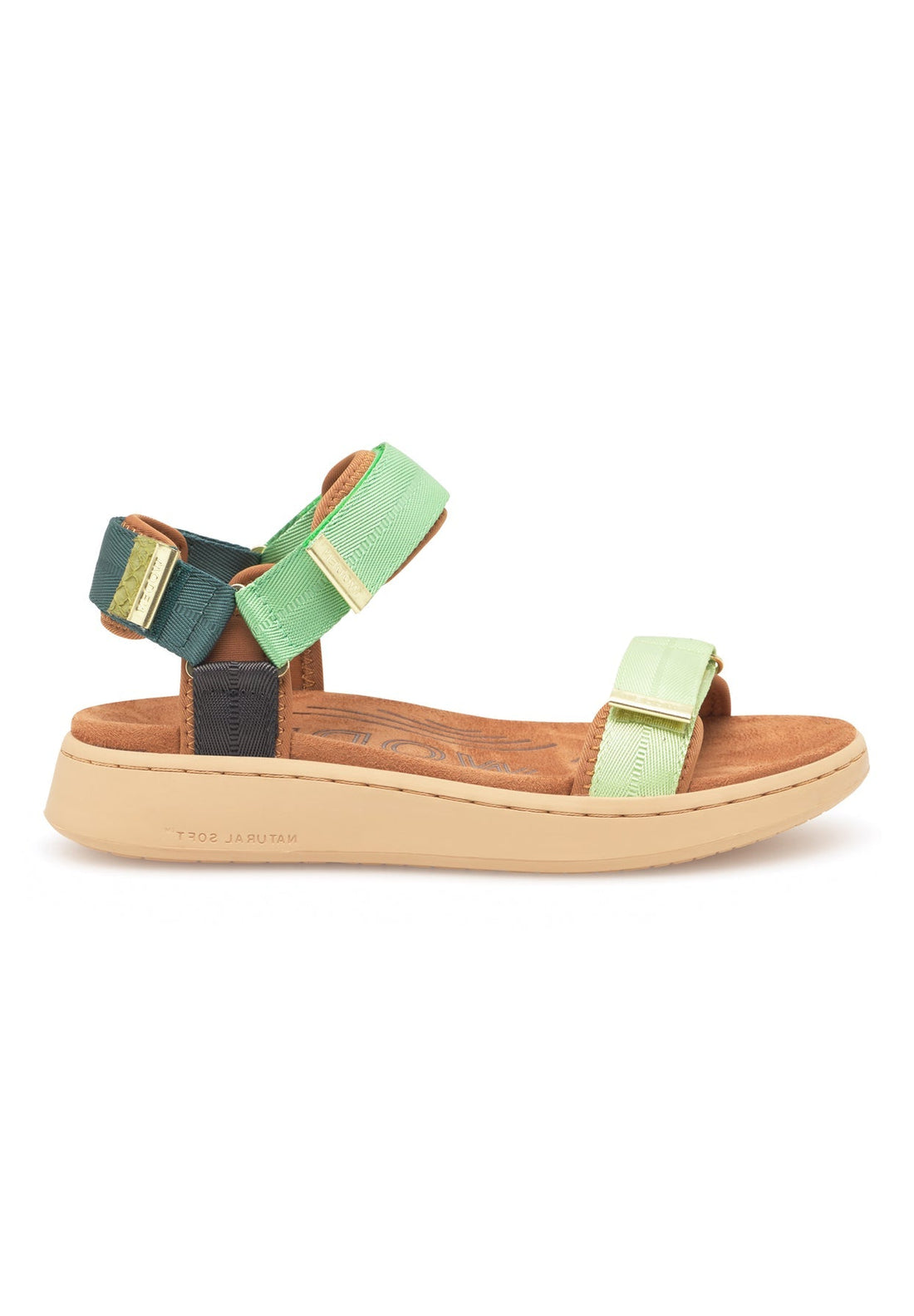 WOMEN'S WODEN LINE SANDAL | APPLE GREEN MULTI